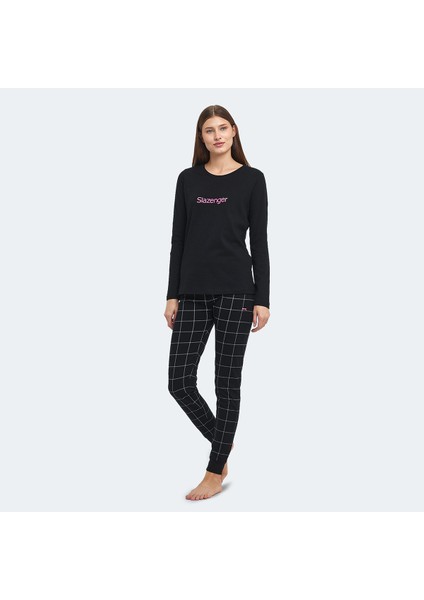 PAOLINA IN Kadın Pijama Siyah / Fuşya modelleri