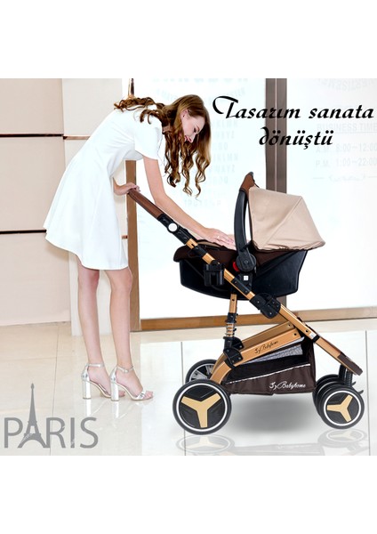 BH-945 Paris Amortisörlü Travel Sistem Bebek Arabası