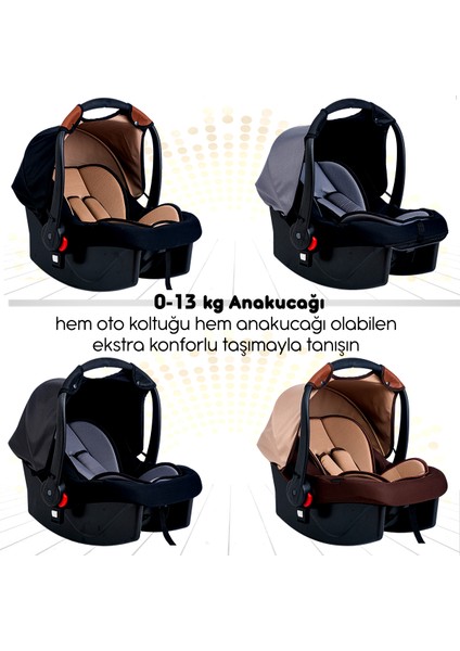 BH-945 Paris Amortisörlü Travel Sistem Bebek Arabası
