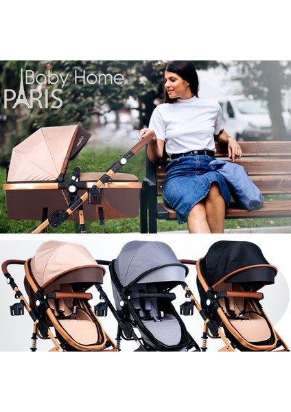 BH-945 Paris Amortisörlü Travel Sistem Bebek Arabası