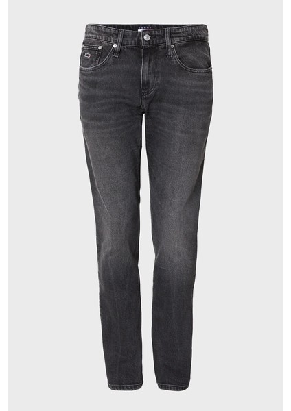 Slim Fit Erkek Gri Kot Pantolon