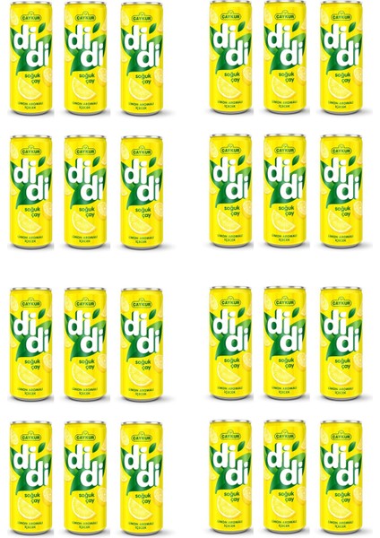 Didi Limon Aromalı Soğuk Çay 250 ml x 24 Adet