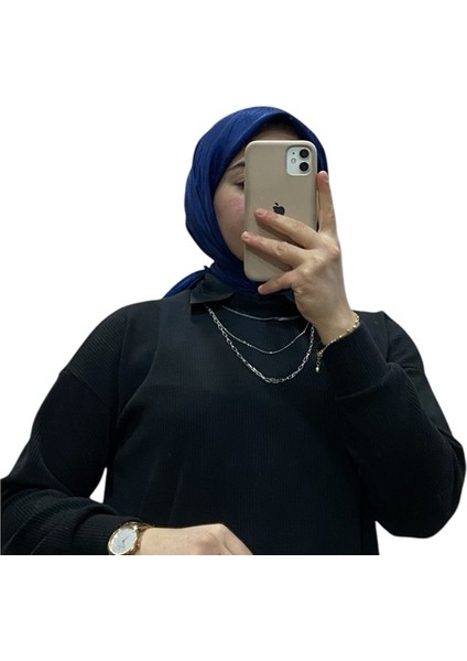 Jakarlı Ritim Desen Eşarp 1063