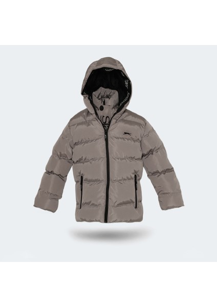 NEONS Unisex Çocuk Mont & Kaban Taş Gri