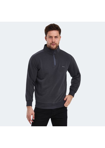 SAMMY IN Erkek Sweatshirt Koyu Gri
