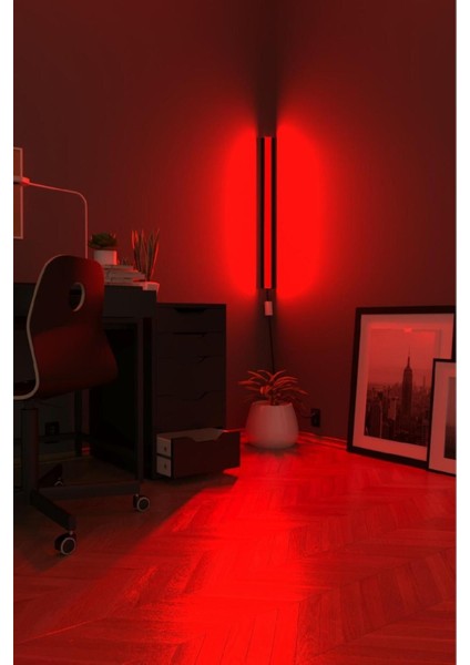 Uzaktan Kumandalı Köşe Rgb LED Abajur Aplik Gece Lambası Kumandalı 120 cm fiyatları