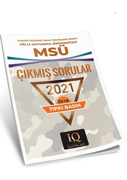 Msü Çıkmış Sorular - 2021