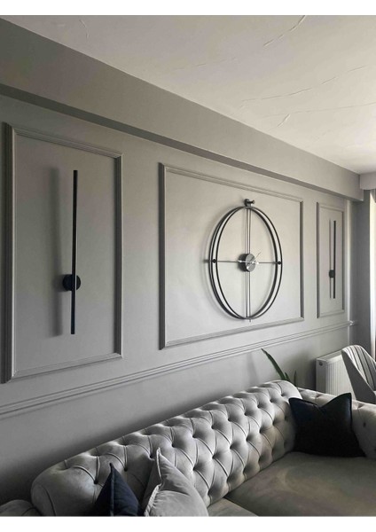 80 cm Pilli Siyah Kasa Sarı Işık Banyo Duvar Ayna Tablo Aydınlatma Çubuk LED Aplik Pil Hediyedir indirimleri