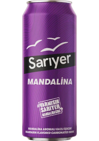 Mandalina Aromalı Gazoz 330 ml x 24 Adet