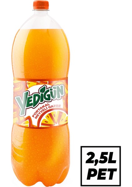Portakal Meyveli Gazoz 2,5 lt