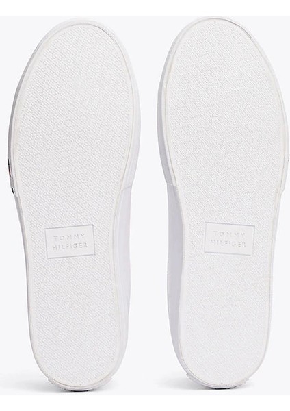 Tommy Jeans Logolu Kadın Beyaz Sneaker indirimleri