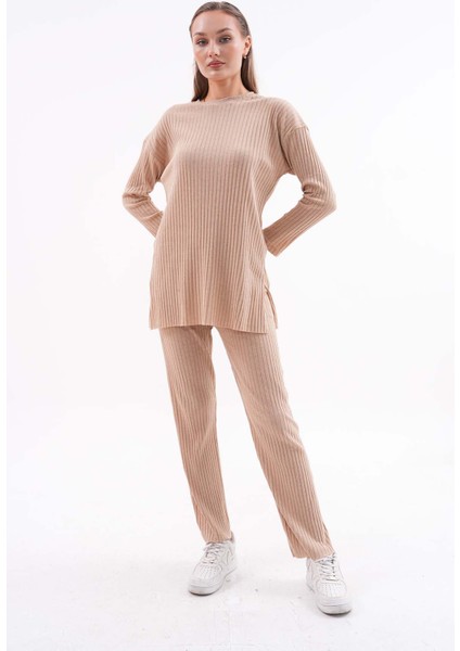 Kadın Fitilli Kaşkorse Alt-Üst İkili Takım