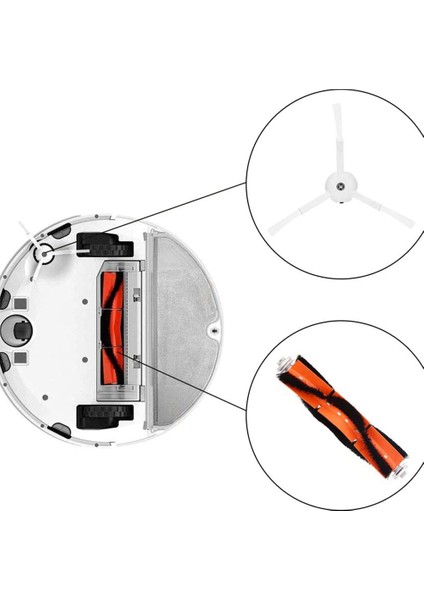 Yedek Parçalar Ana Fırça Yan Fırça Hepa Filtre S50 S51 S5 S5MAX Robotlu Süpürge Aksesuarları,запасные Части Пылесоса (Yurt Dışından) fırsatları