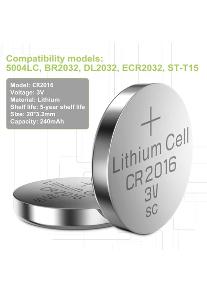 I-Gen CR2016 Pil 10'lu Paket Lityum Düğme Pil 3V 2016 fırsatları