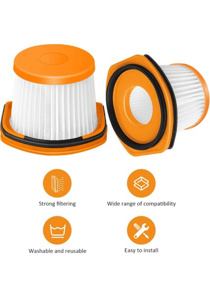 WS620 WS630 WS632 Elektrikli Süpürge Aksesuarları Elektrikli Süpürge Filtreleri Için Uyumlu Yedek Parçalar Hepa Filtre (Yurt Dışından) indirimleri