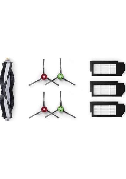 Yedek Parçalar Ana Fırça Yan Fırçalar X1OMNI X1TURBO Elektrikli Süpürge Aksesuarları Için Hepa Filtreler (Yurt Dışından)