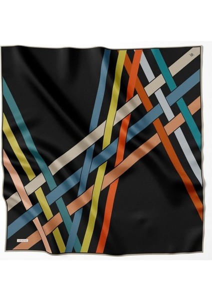 Nostalji Serisi Ipek Twill Eşarp 8923D-53