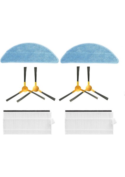 X500/X600 T8 M1 S6 Kiti Için Yan Fırça + Filtre + Paspas (Yurt Dışından)