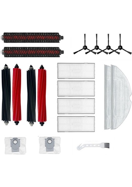 Yan Fırça Filtre Paspas Bezi Toz Torbaları Elektrikli Süpürge S8 / S8 + / S8 Pro / G20 Için Yedek Aksesuarlar,запасные Части Пылесоса (Yurt Dışından)