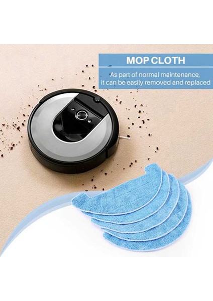 4 Adet Ilife A4 A4S A40 Robot Süpürge Mop Bezi Ecovacs ile Uyumlu (Yurt Dışından)