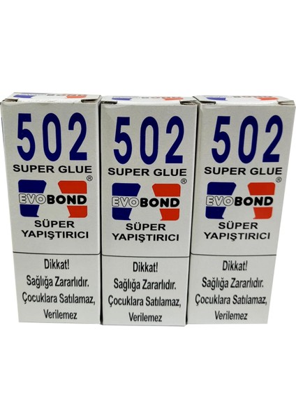 502 Japon Yapıştırıcı (3 Adet)
