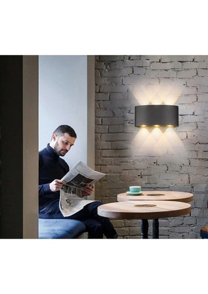 HL-5601 9W 6'lı Çift Yönlü Duvar Aplik Tepegöz Aplik Günışığı Dekoratif Lamba indirimleri