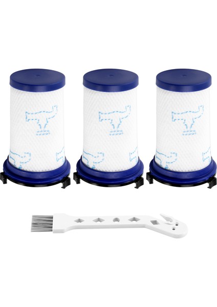 3 Paket Yedek Filtre Aksesuarları, 360 X-Pert Elektrikli Süpürge Için,запасные Части Пылесоса (Yurt Dışından)