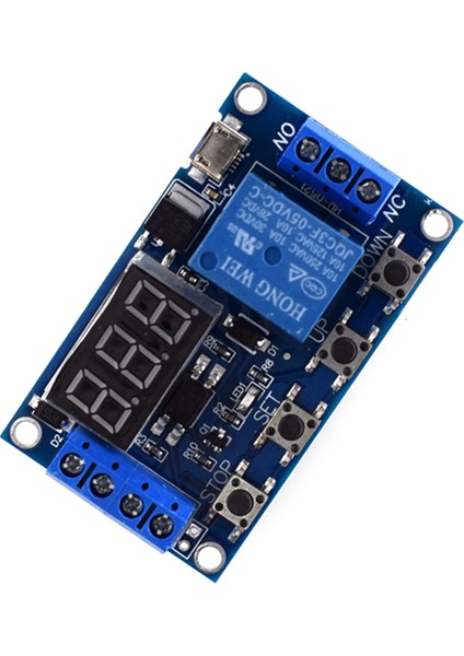 Dc 6-30V Desteği Mikro USB 5V LED Ekran Otomasyon Döngüsü Rölesi (Yurt Dışından)