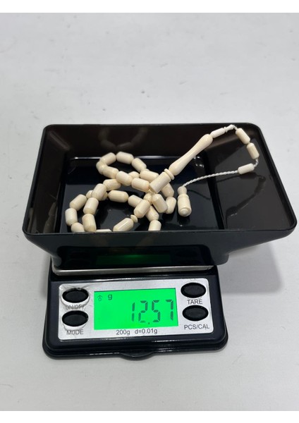 Kesme Fildişi Tesbih 12,50 Gram - Koleksiyonluk Fil Dişi Tespih indirimleri