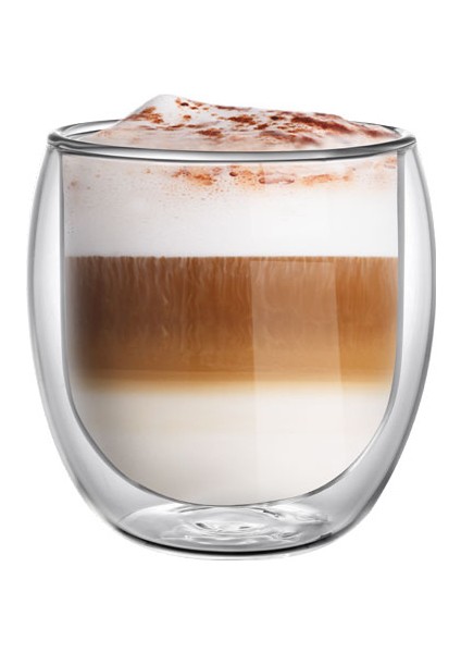 Vetro Borosilikat Çift Camlı Latte Bardağı 300 Ml (2 Adet)