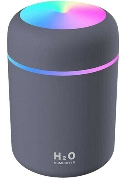 LED Işıklı Mini Ortam Oda Hava Nemlendirici ve Taşınabilir Buhar Makinesi H2O Humidifier