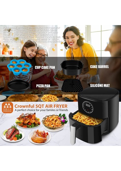 Gowise Nınja Cozyna Airfryer Most 3.7qt ve Daha Büyük Fırın Için 1 Takım, Kek Fıçısı, Pizza Tavası ile (Yurt Dışından)
