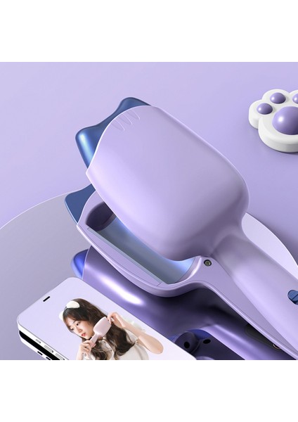 Otomatik Elektrikli Saç Bigudi 32MM Yumurta Bukle Makinesi Su Dalgalanma Şekillendirici Araçları Tembel Adam Saç Bigudi Abd Plug-B (Yurt Dışından)