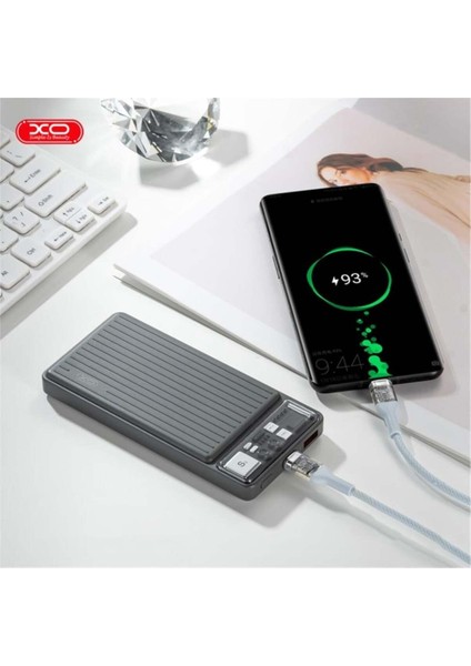 22.5W Quick Hızlı Usb-C Type-C USB Çift Çıkışlı 10000 Mah Taşınabilir Şarj Aleti Powerbank PR217