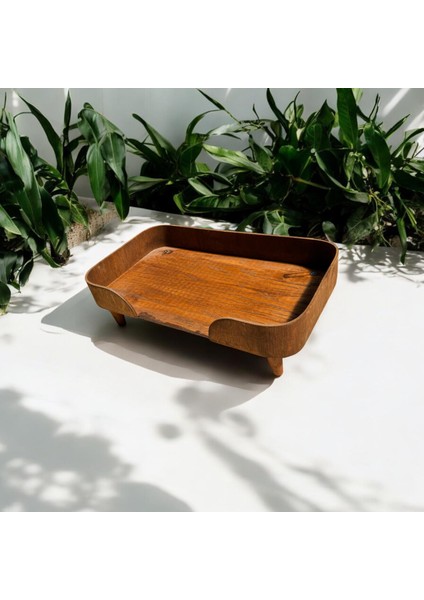 ED PET DİZAYN Barcelona 40*70 Kedi Köpek Yatağı Ceviz. Şık Tasarım Rahat Minderi ile Beraber fiyatları