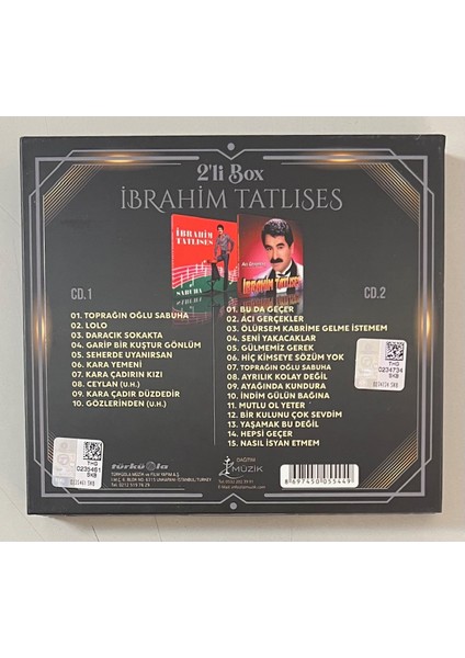 İbrahim Tatlıses - 2'li Box Sabuha - Acı Gerçekler Çift CD