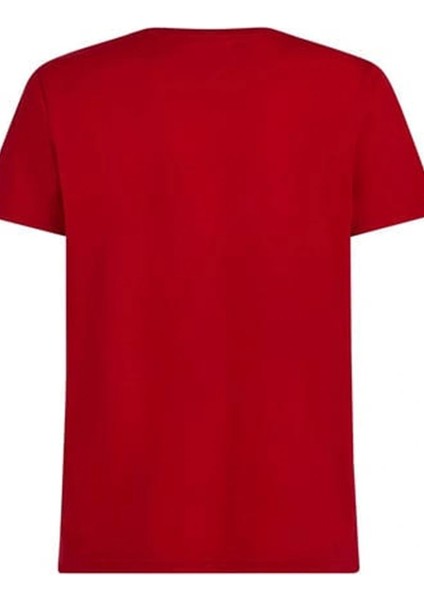 Logolu Erkek Kırmızı T-Shirt fiyatları
