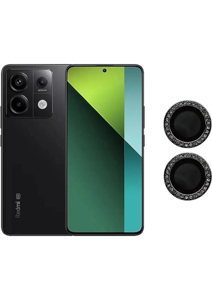 Xiaomi Redmi Note 13 / Note 13 Pro - 5g Uyumlu Kristal Taşlı Kamera Lens Koruyucu