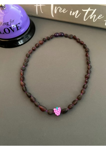 Damla Kehribar Çocuk Kolyesi 38 cm Üzüm Figürlü fiyatları
