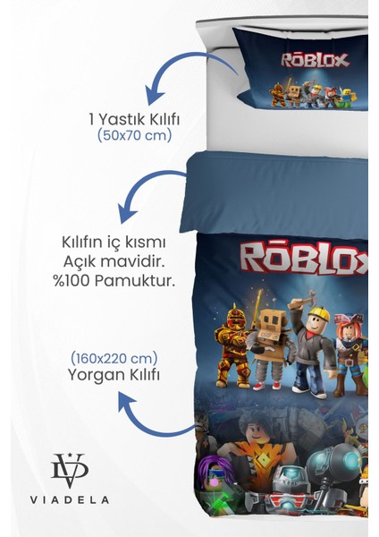 Roblo x Çocuk Nevresim Takımı (Çarşafsız)