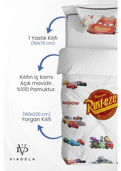 Cars Arabalar Nevresim Takımı (Çarşafsız)