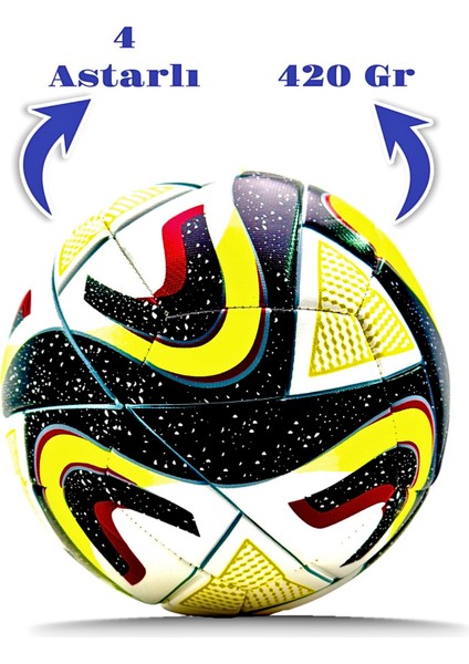 Futbol Topu Pompa Hediyeli Çim ve Beton Zemin Uyumlu
