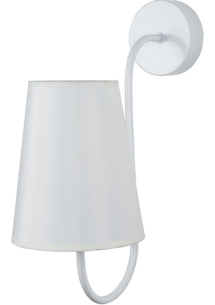 Pilli Beyaz Şapkalı Kıvrak Ledli Duvar Apliği-Tak Çalıştır fırsatları