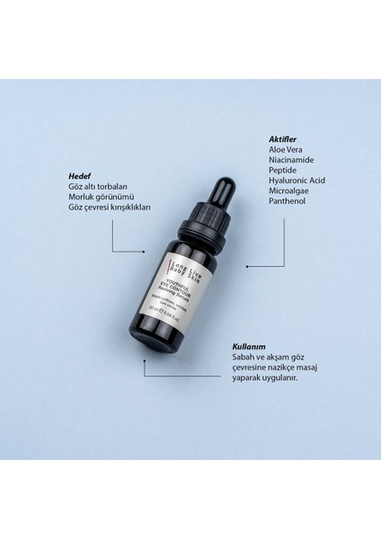 Göz Altı Torbaları Morluk Karşıtı Göz Çevresi Serumu Eye Contour Reviving Serum 20ML fırsatları