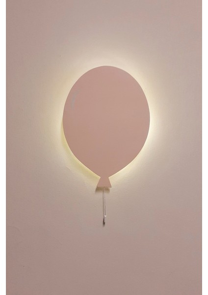 Balon Gece Lambası, Bebek Çocuk Odası LED Aydınlatma, Pudra modelleri