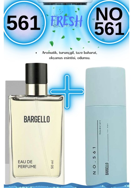 561 Edp Fresh Parfüm +561 Deodorant Ikili Set