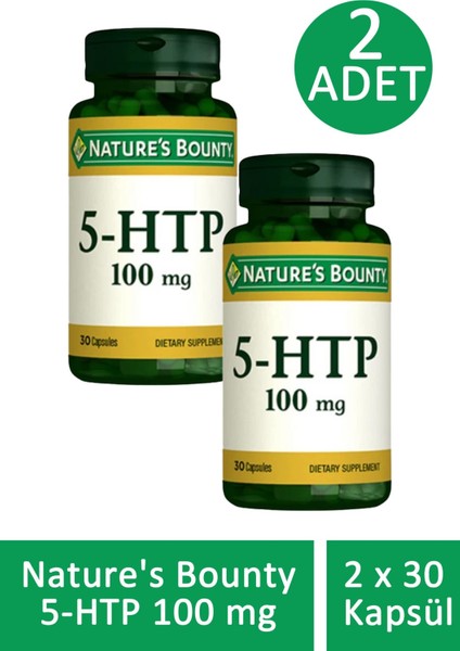 5-Htp 100 Mg 30 Kapsül 2 Adet