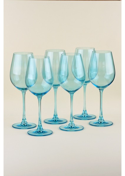 Colombuia Mavi 6 Kişilik Kadeh Takımı - 500ML