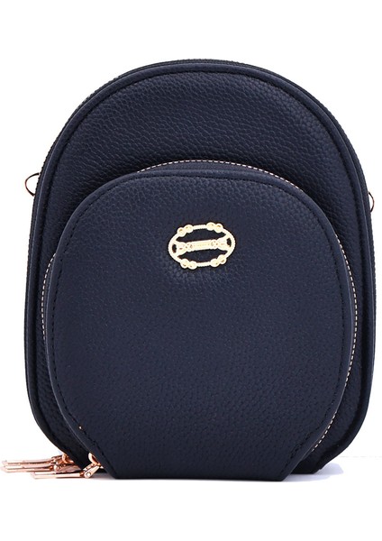 Bayanlar Üç Fermuarlı Tek Omuz Crossbody Çanta (Yurt Dışından)