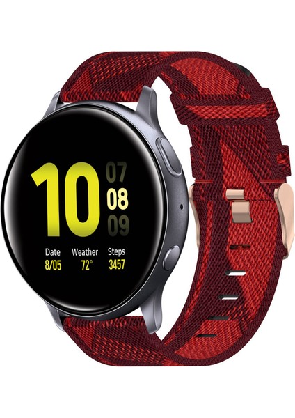 Samsung Galaxy Watch Active 2 44MM Için Naylon Dokuma Watch Band (Yurt Dışından)